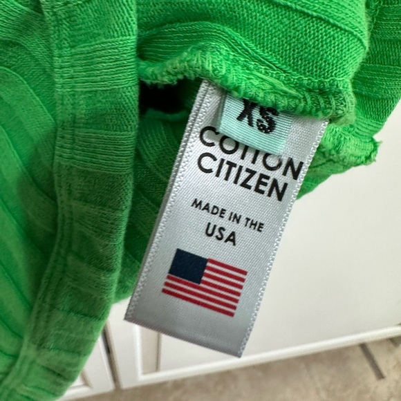 Cotton Citizen Capri Crop Green (22) - Picture 3 of 5